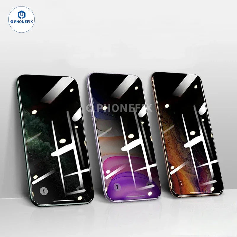 Protection d'écran en verre trempé anti-explosion PHONEFIX pour iPhone 15/16 Pro Max, durable et résistante aux rayures.