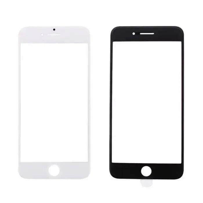 PhoneFix black front outer glass lens touch cover replacement for iPhone 15 Pro Max, screen protector film, durable and sleek.