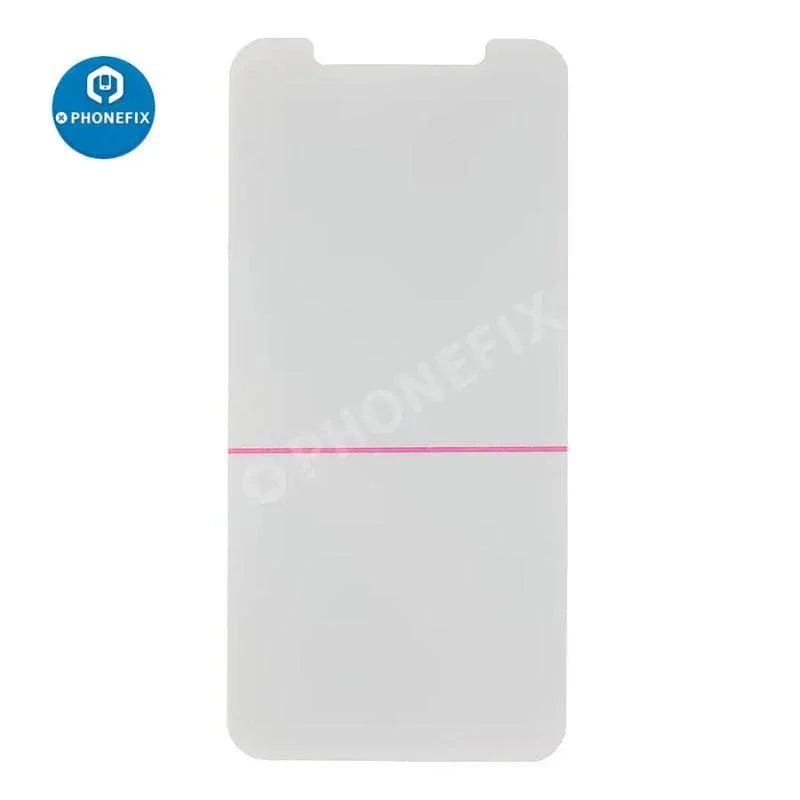 PhoneFix LCD screen polarized light film for iPhone 8-15, transparent screen protector film with polarizer for improved display visibility.