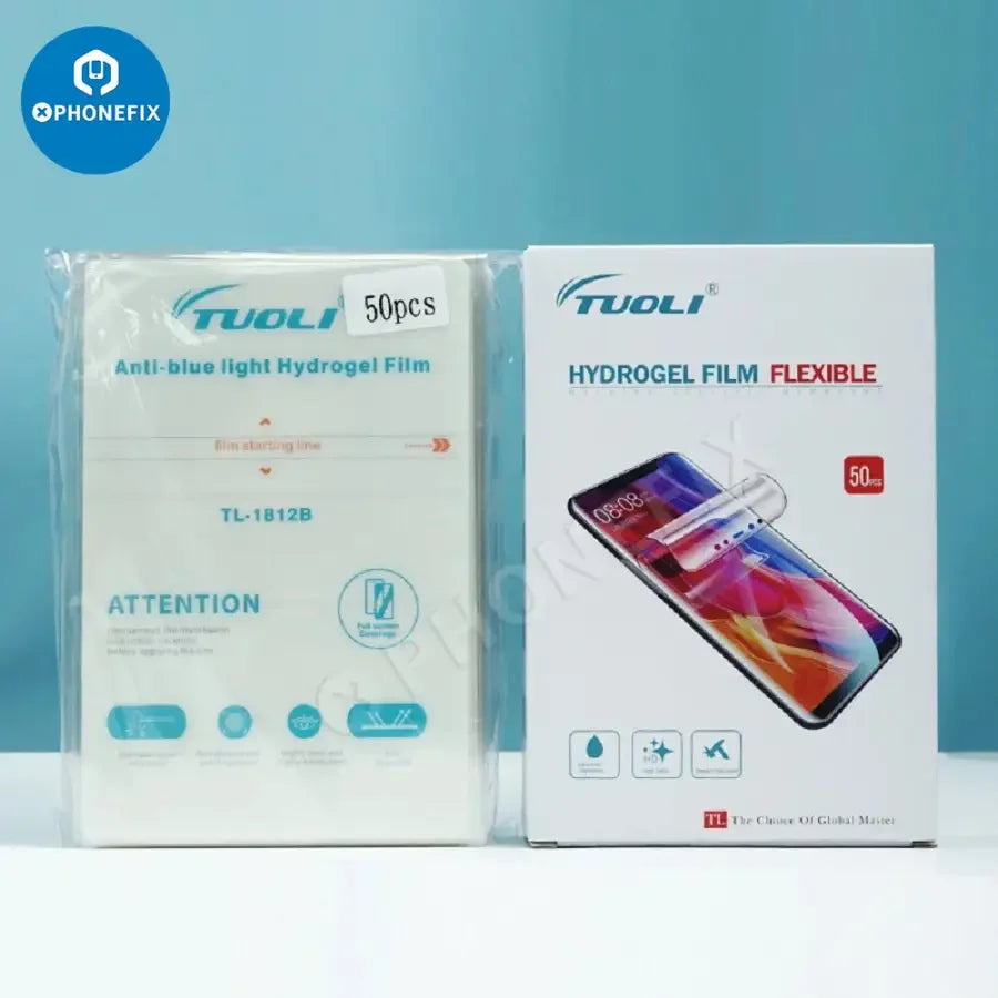 PhoneFix soft hydrogel screen protector film with blue light filter for Huawei Honor smartphones, offering clear, protective coverage.