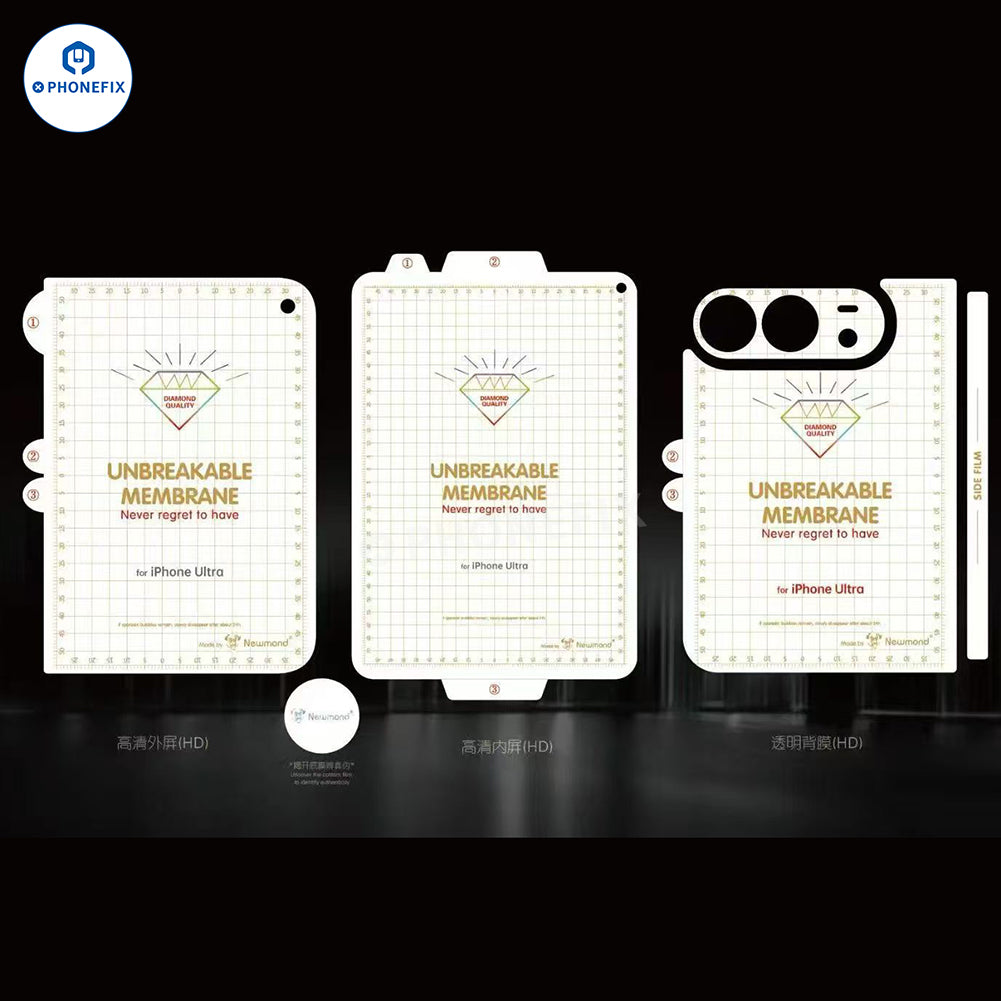iPhone Duo Foldable Screen Protector Hydrogel Film - Front/Inner/Back