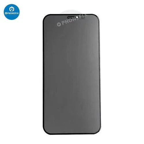 Matte privacy screen protector for iPhone X-17 series by PHONEFIX, anti-spy film to prevent side-view visibility.
