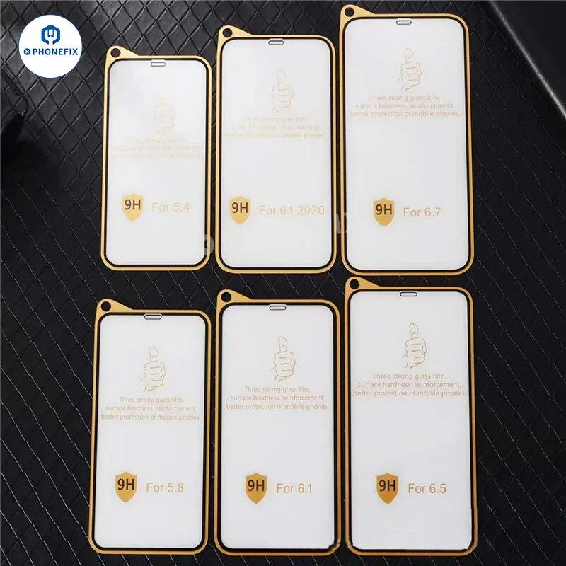 HD image of PHONEFIX matte privacy screen protector film for iPhone X-17 series, showing anti-spy film on smartphone display.