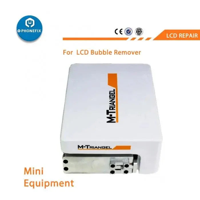PHONEFIX 7-inch mobile phone LCD screen bubble remover machine for automatic screen refurbishing and repair.