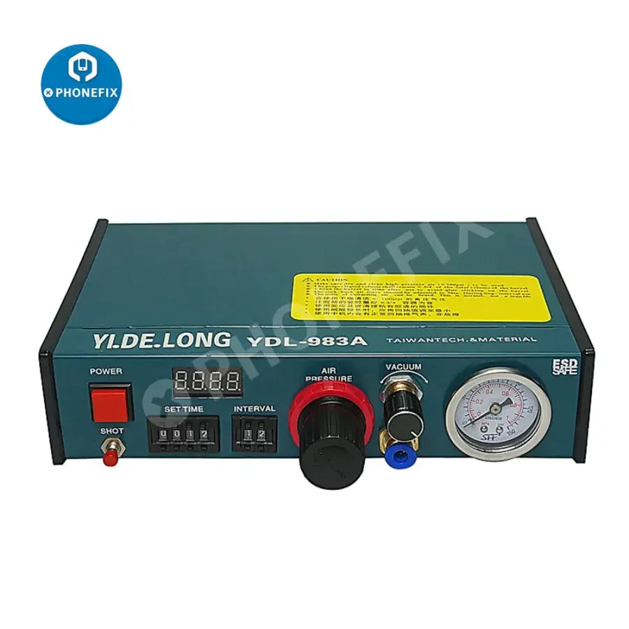 LY 983A Glue Dropper Solder Paste Liquid Controller for phone screen refurbishing machine by PHONEFIX, used for precise adhesive application.