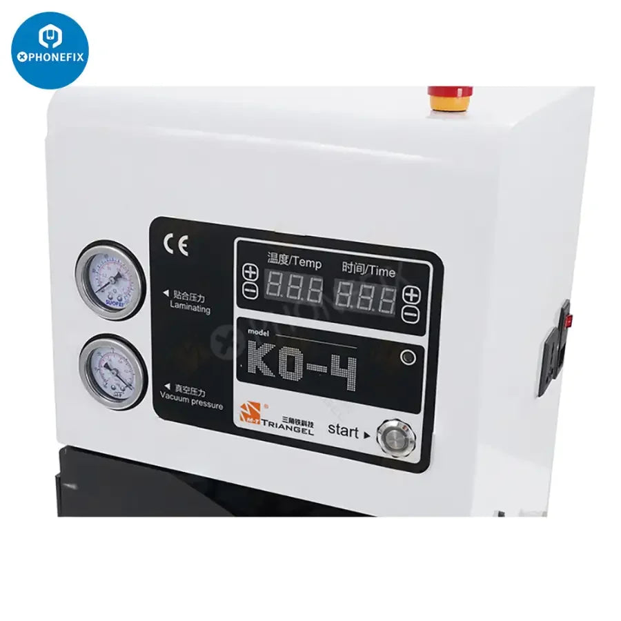 M-Triangel KO4 Edge LCD OLED screen refurbishing machine by PHONEFIX with OCA laminator for phone screen repairs.