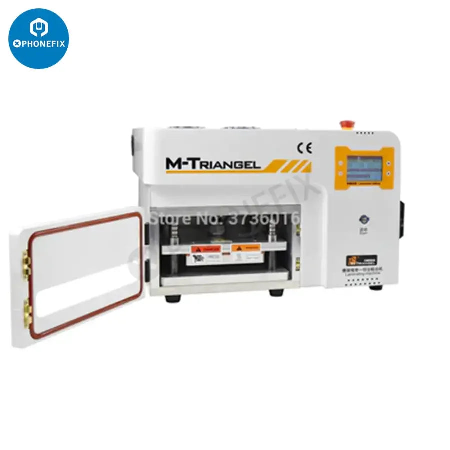 PhoneFix MT-2017 7-inch auto vacuum OCA laminating machine for screen refurbishing and bubble removal.