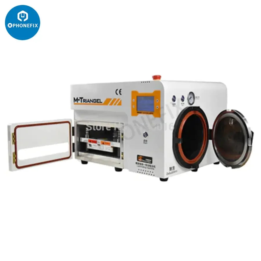 PhoneFix MT-2017 7-inch auto vacuum OCA laminating machine for screen refurbishing and bubble removal.
