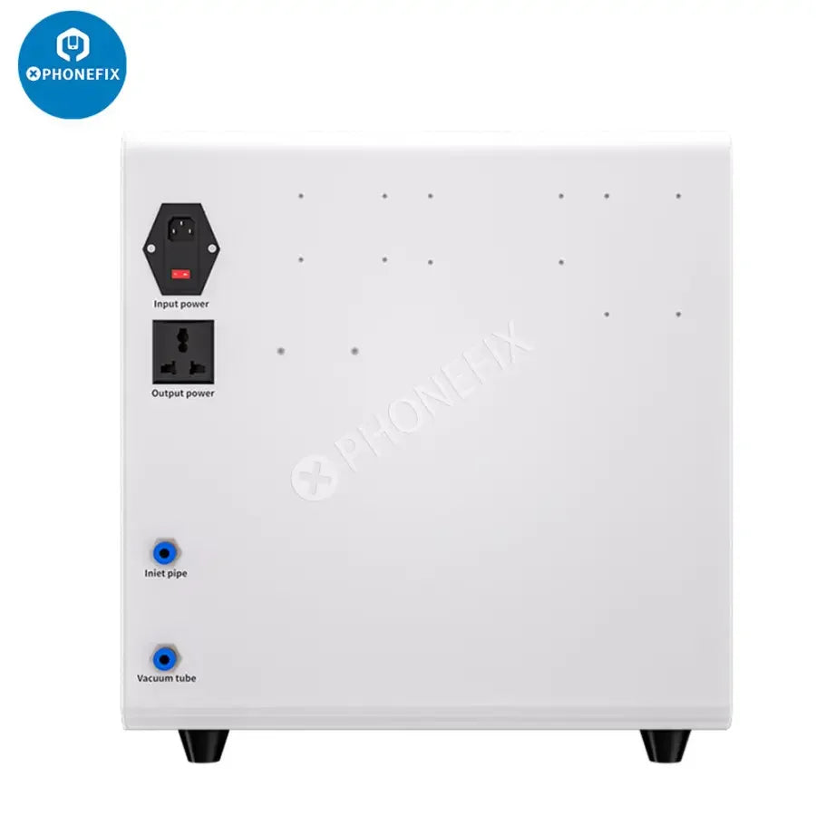 PhoneFix TBK-208C curved screen laminating machine with bubble remover for phone screen refurbishing, 110V, professional-grade device.