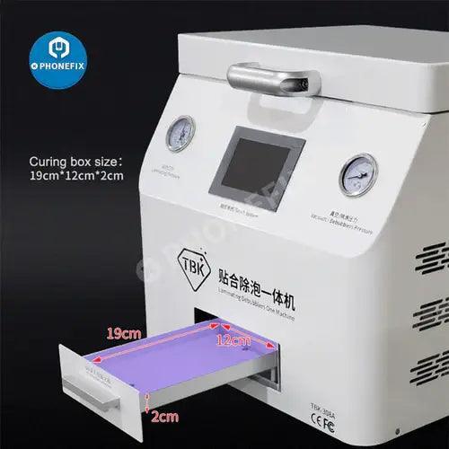 PhoneFix TBK-308A 15-inch OCA vacuum laminating remover bubble machine for screen refurbishing and lamination removal.