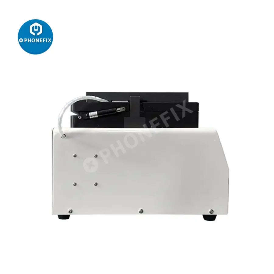 PHONEFIX TBK-808 automatic laminating machine for screen refurbishing, featuring vacuum lamination and bubble removal for clear results.