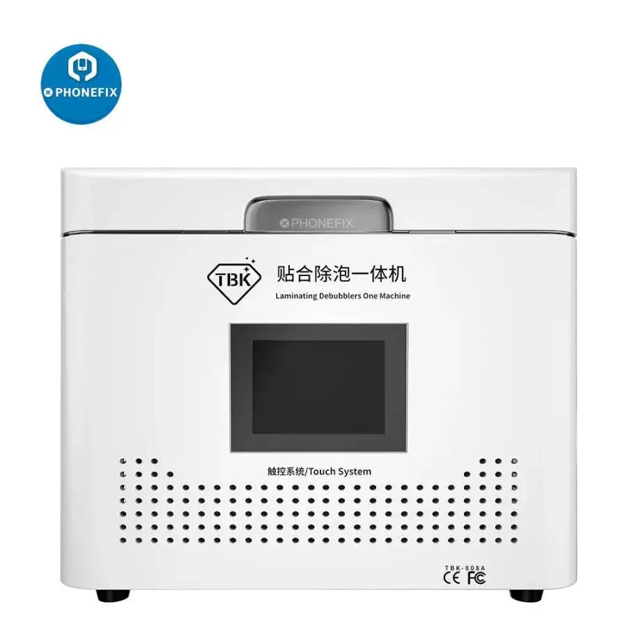 PHONEFIX TBK-808A 13-inch vacuum lamination machine for screen refurbishing with automatic air bubble removal, used for phone screen repair