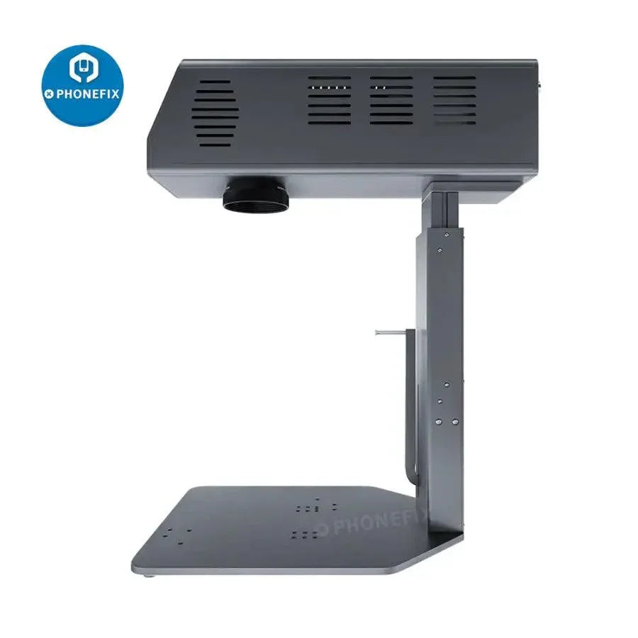 PhoneFix TBK 958M laser screen refurbishing machine for iPhone back glass removal with auto-focus feature.