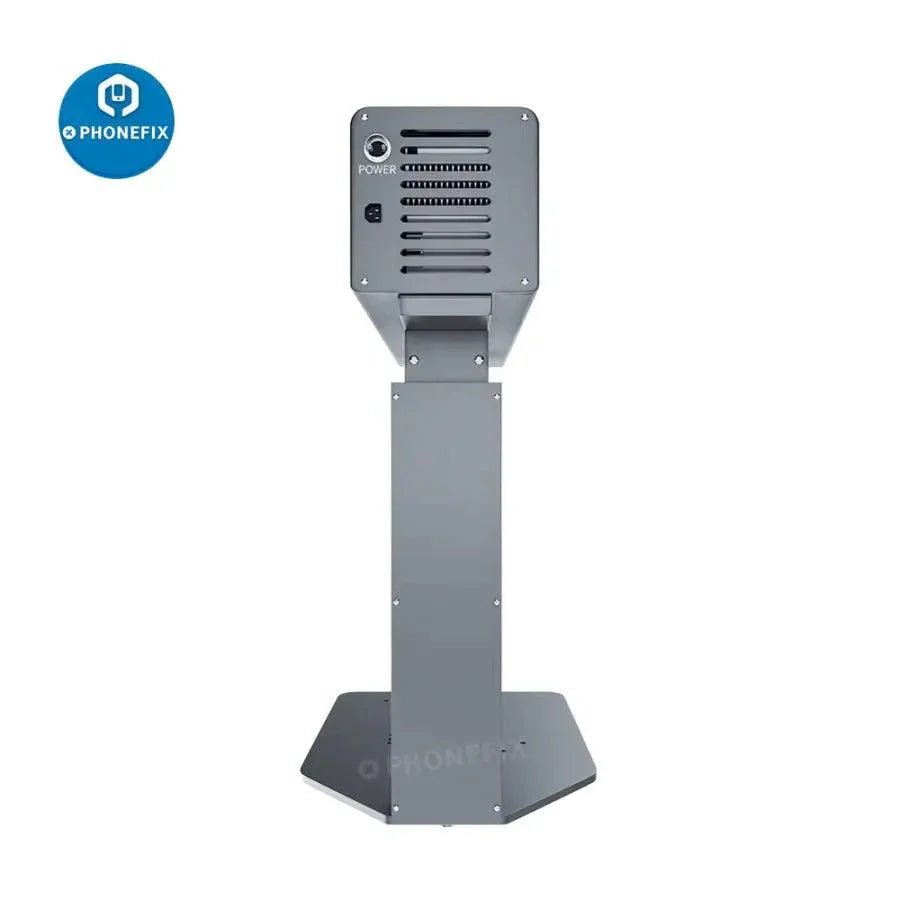 PhoneFix TBK 958M laser screen refurbishing machine for iPhone back glass removal with auto-focus feature.