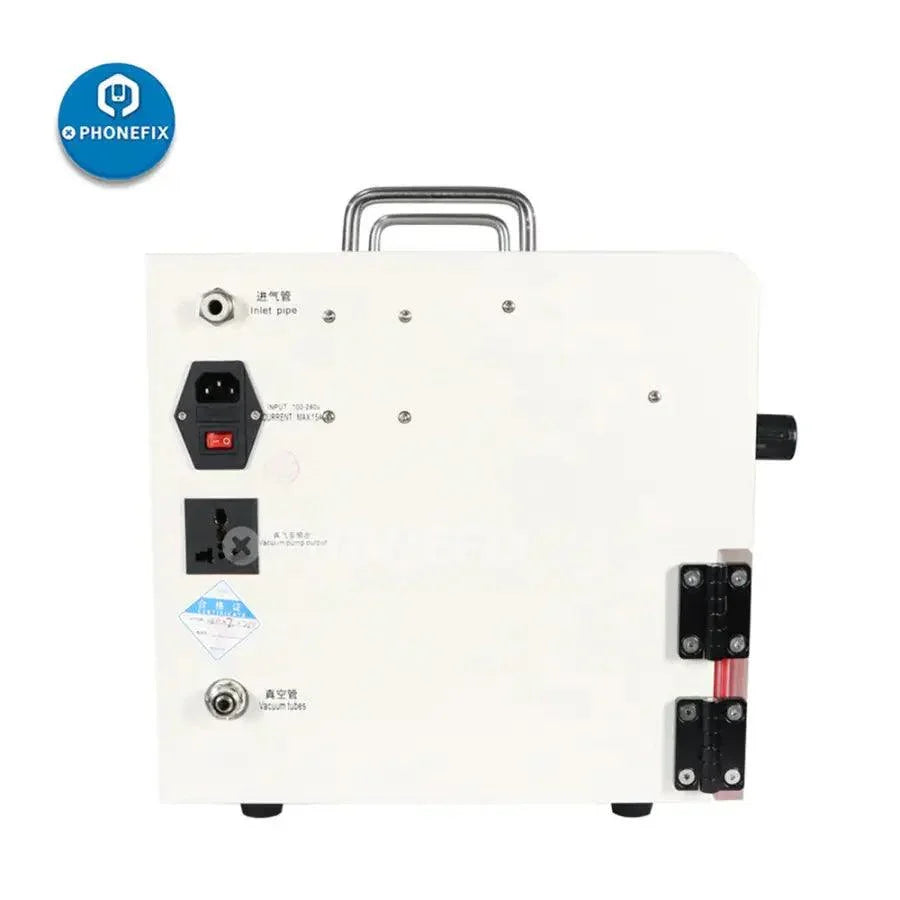 PHONEFIX TBK108P Edge LCD Screen Laminating Machine with LCD Bubble Remover for screen refurbishing and repair.