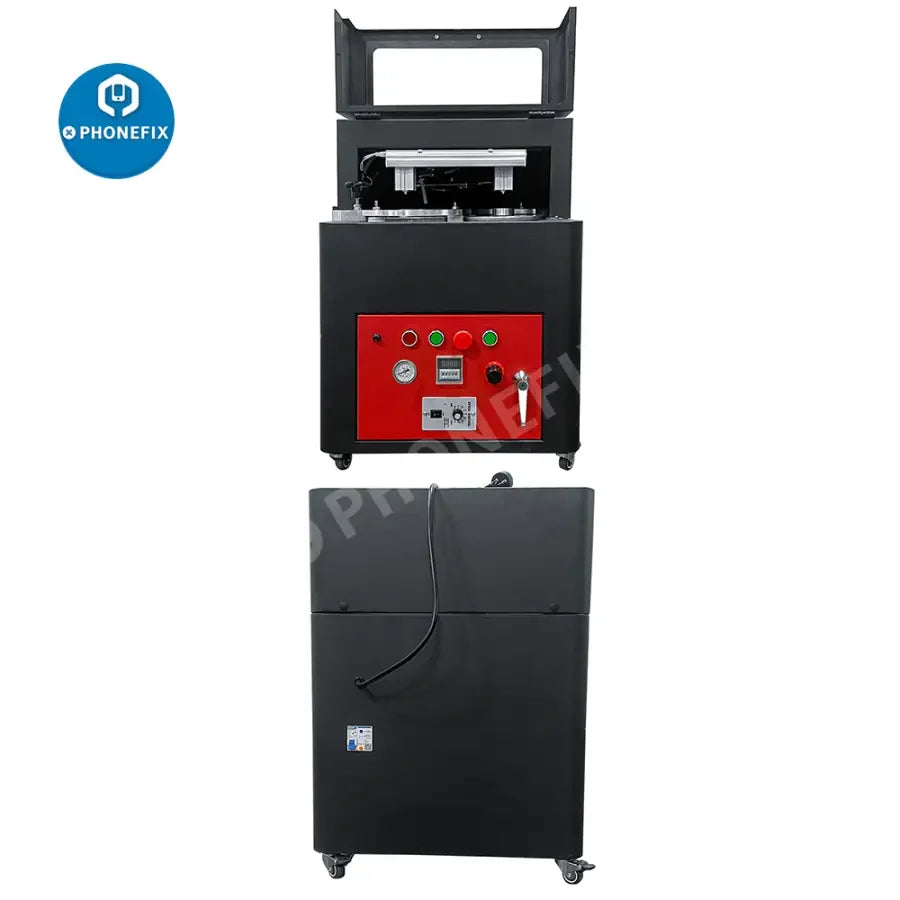 PHONEFIX TBK938 screen grinding and polishing machine for removing LCD scratches on phone screens.