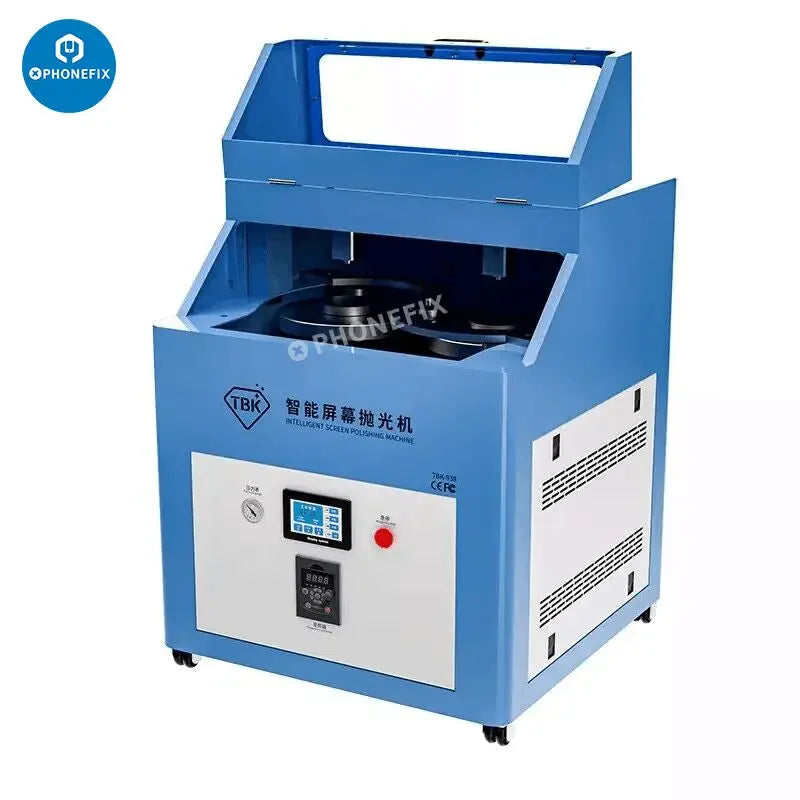 PhoneFix TBK938M Mini Polishing Machine for removing phone screen scratches, portable screen refurbishing device, compact design