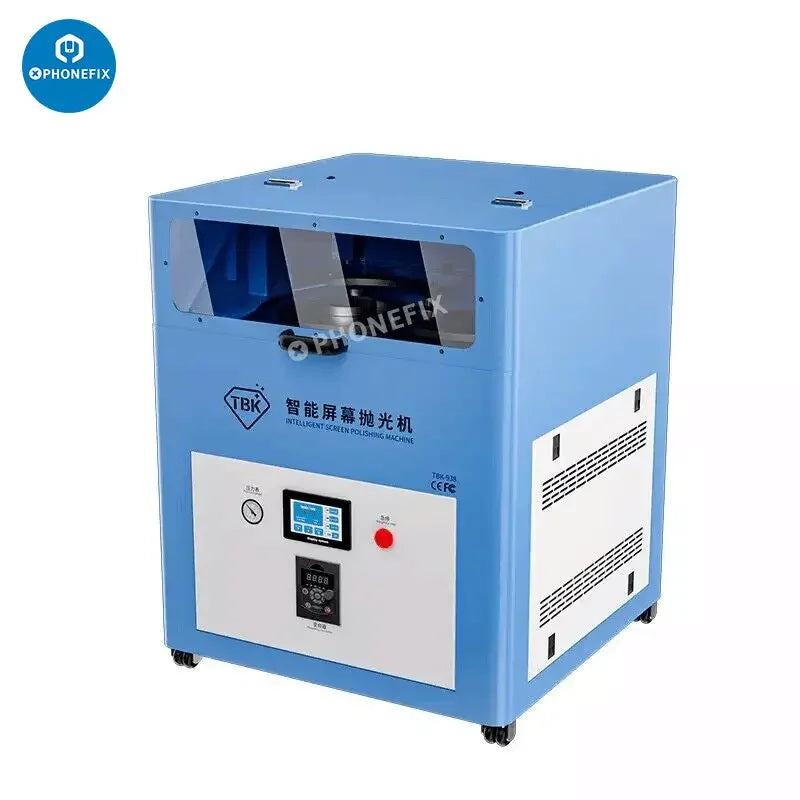 PHONEFIX TBK938M mini polishing machine for removing phone screen scratches, compact screen refurbishing device.