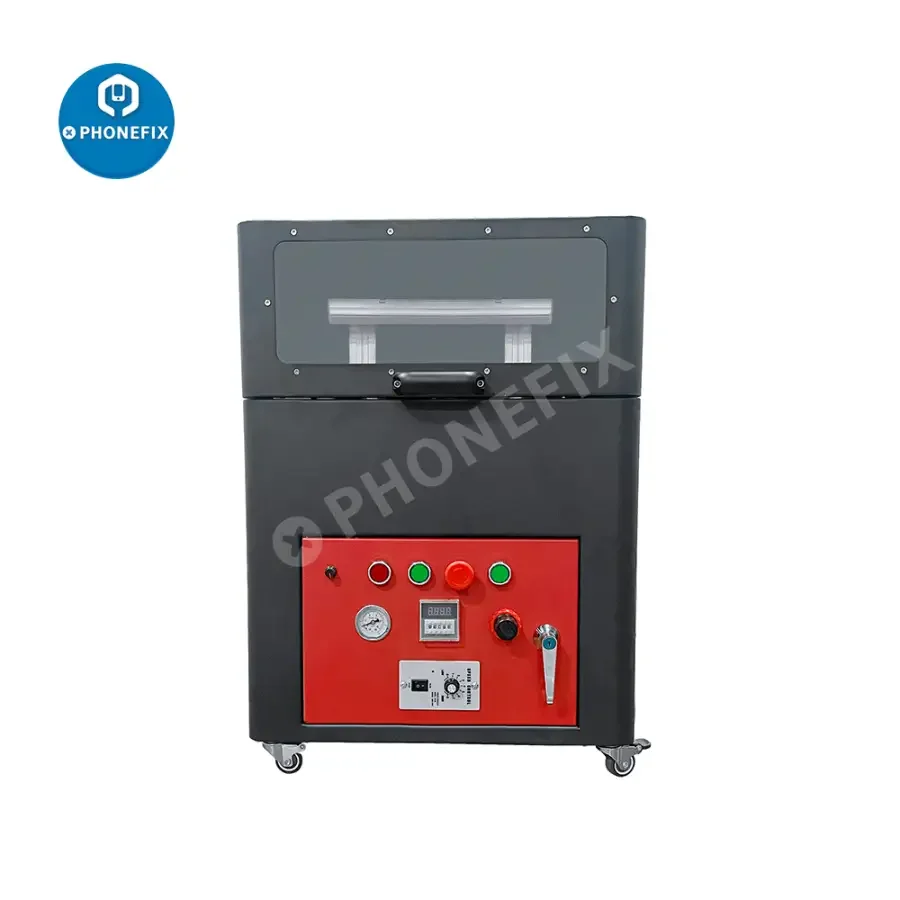 PhoneFIX TBK938M Mini Polishing Machine for removing phone screen scratches, compact screen refurbishing device.