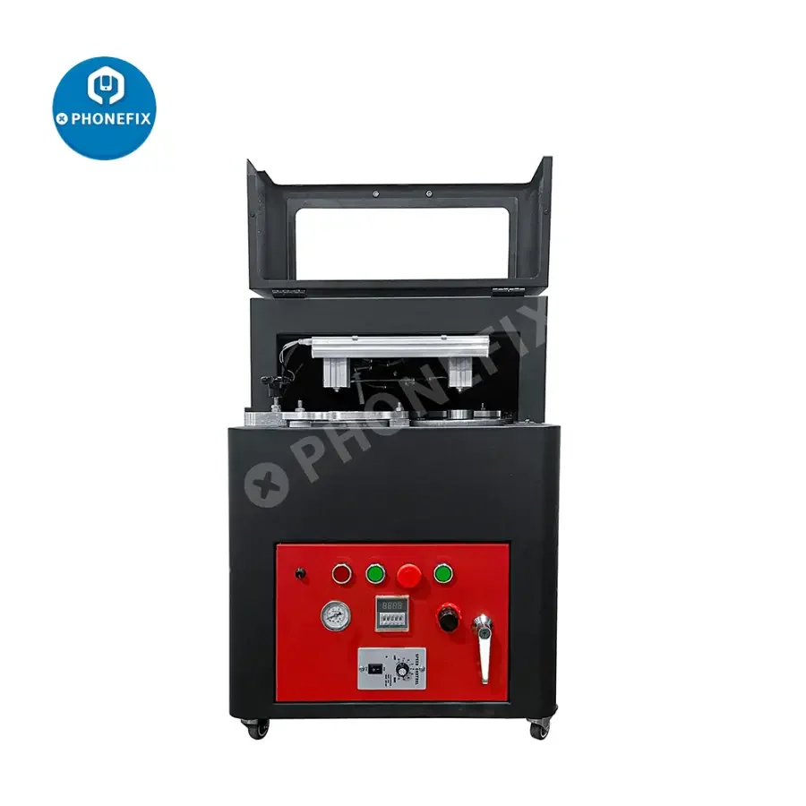PHONEFIX TBK938M mini polishing machine for removing phone screen scratches, compact screen refurbishing device with polishing head.