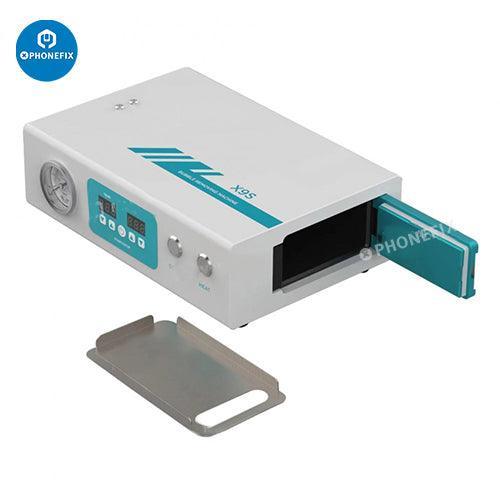 UYUE X9S MAX Bubble Remover Machine for curved screens, used for phone screen refurbishing, by PHONEFIX.