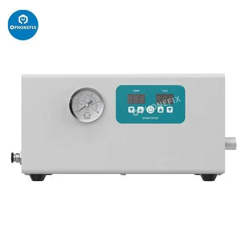 UYUE X9S MAX Bubble Remover Machine for curved phone screens, refurbished by PHONEFIX, used for screen refurbishing.