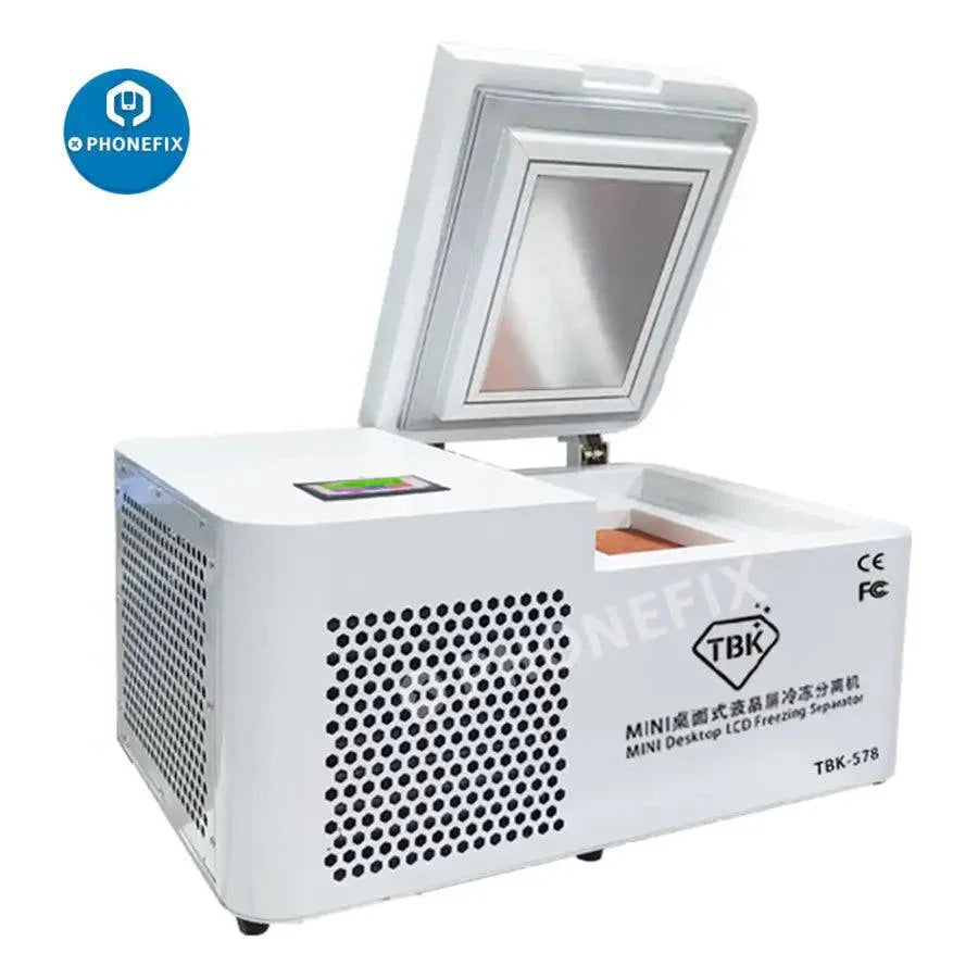 PhoneFix TBK-578 Mini Desktop LCD Laminating and Separating Machine used for screen refurbishing and LCD repair.