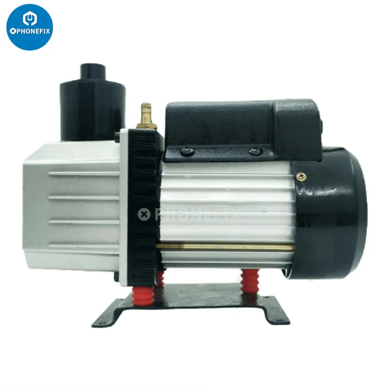 PhoneFix 30L air compressor and vacuum pump for LCD laminator repair, used in screen refurbishing machines.