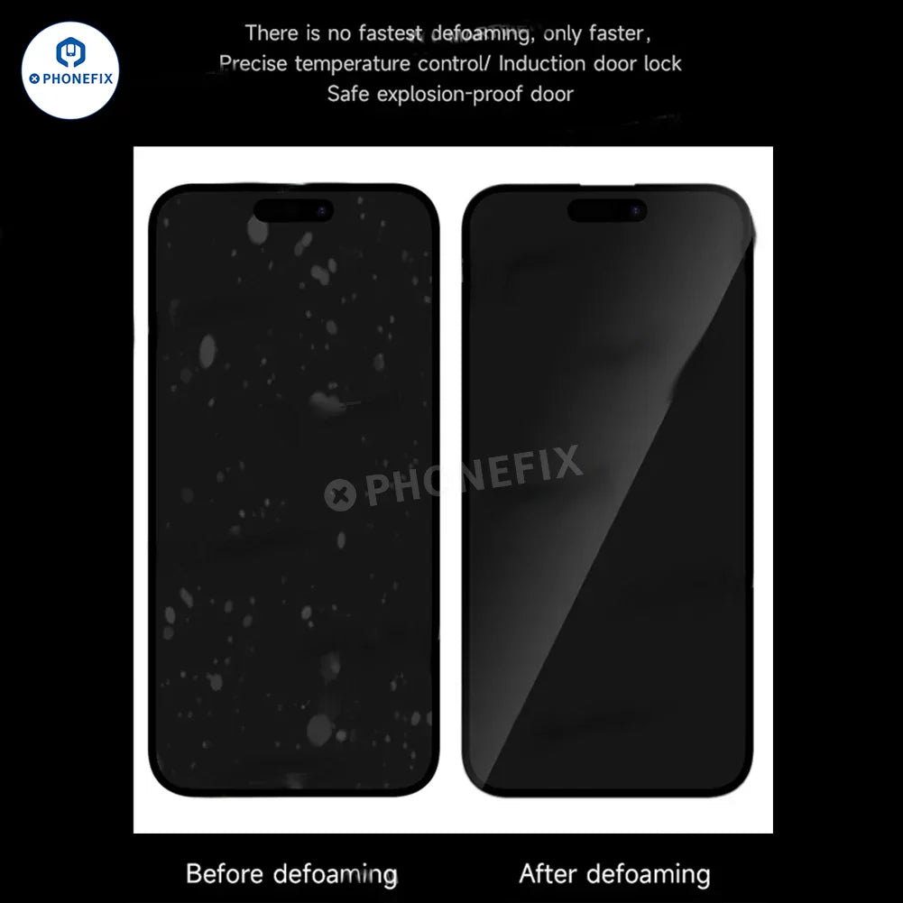PhoneFix GAN-03 Fenix 16-inch screen laminating bubble remover machine for phone screen refurbishing, with 110V US plug