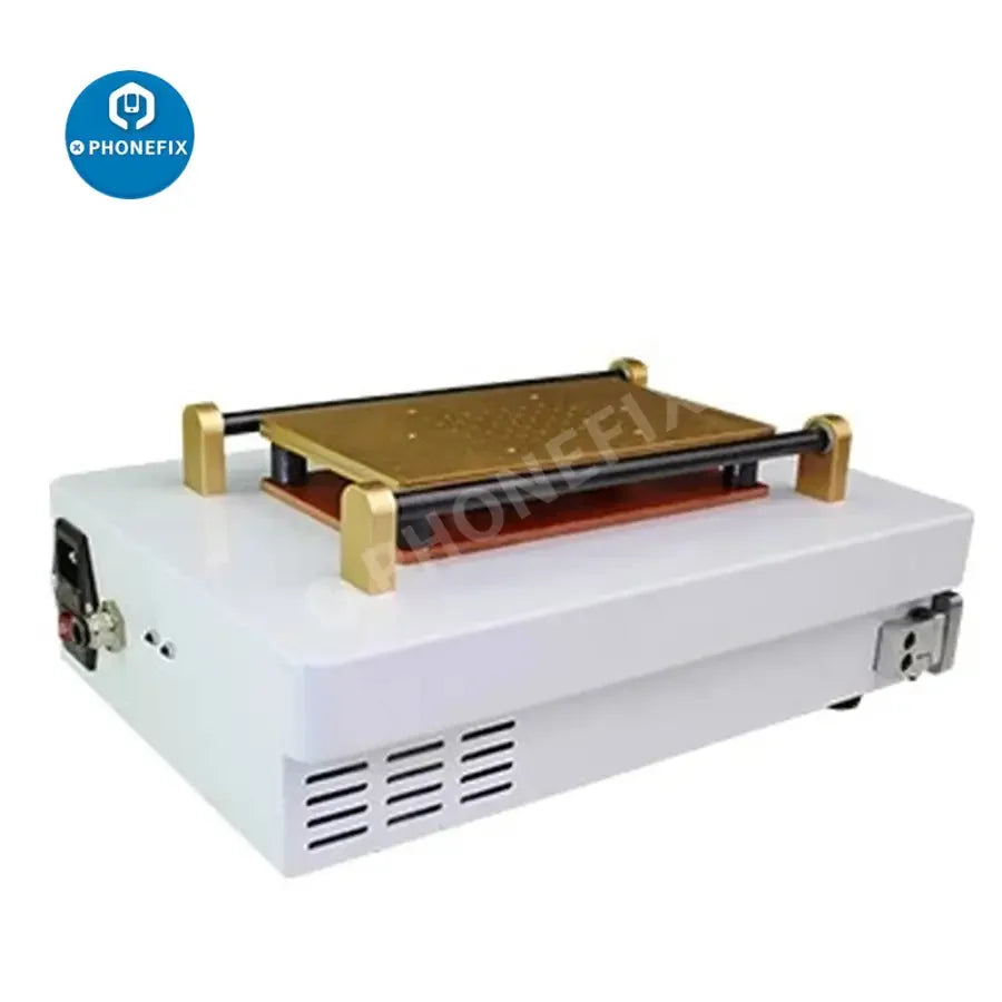PhoneFix M1 M2 7-inch LCD screen refurbishing machine with bubble removal for phone screen repair and refinish processes.