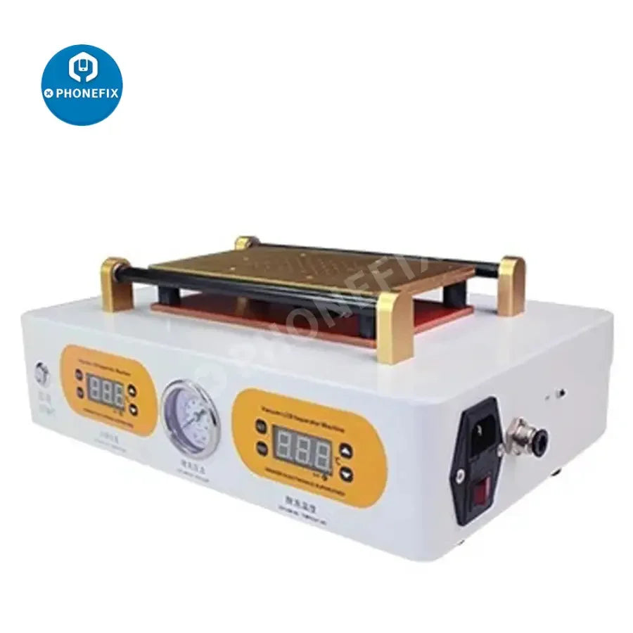 PhoneFix 7-inch LCD screen refurbishing machine with bubble removal for phone screen repair and re-publishing.