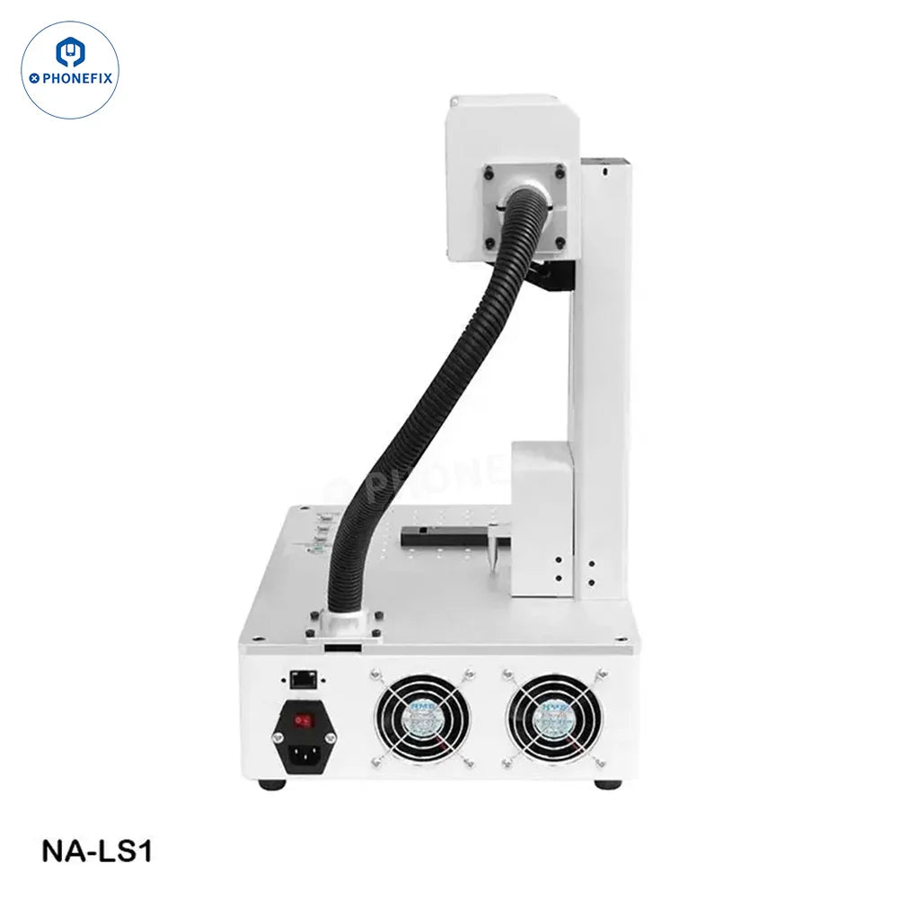 PhoneFix NASAN NA-LS1/LS2 back glass laser separator machine for phone screen refurbishing, with control panel and laser system.