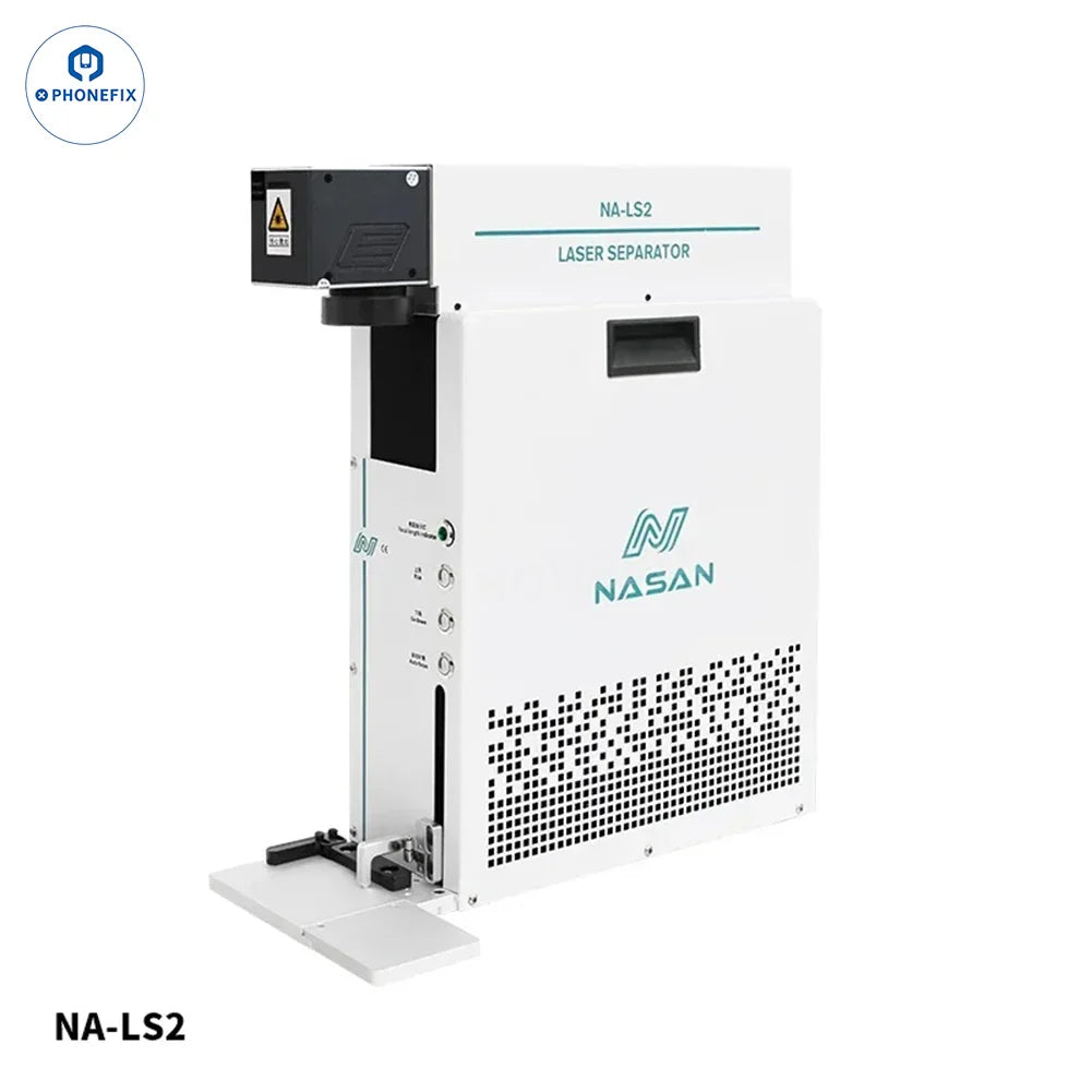 PhoneFix NASAN NA-LS1/LS2 phone back glass laser separator machine used for screen refurbishing and glass removal.