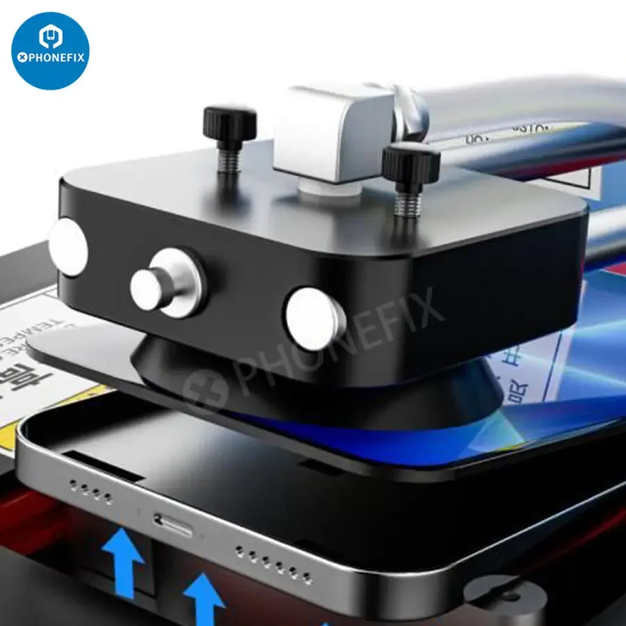 PhoneFix TBK 288 iPhone screen heating separator for teardown and refurbishing of smartphone screens, with heating and separation tools.