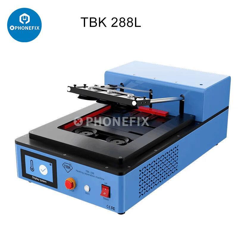 PHONEFIX TBK 288 iPhone screen heating separator machine for screen refurbishing and teardown processes.