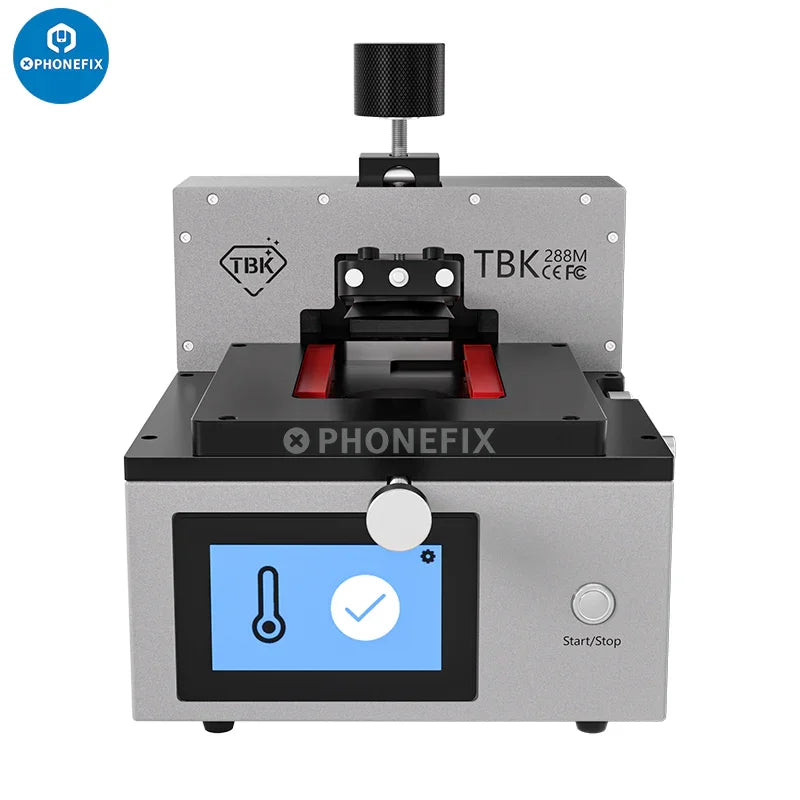 PhoneFix TBK 288 Screen Heating Separator machine used for iPhone screen refurbishing and separation.