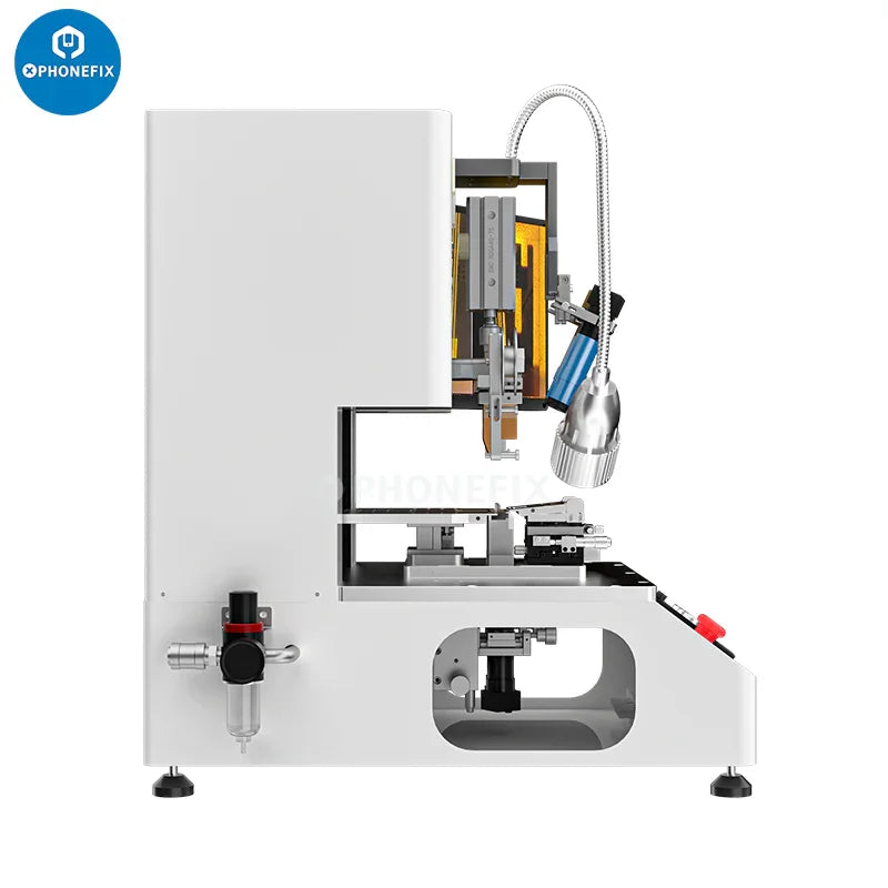 PhoneFix TBK COF COP screen flex cable press, a repair bonding machine for refurbishing smartphone screens.