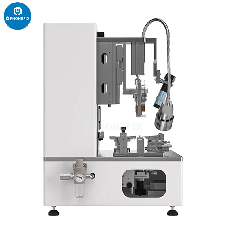 PHONEFIX TBK COF COP screen refurbishing machine with flex cable press and bonding tools for phone screen repair.