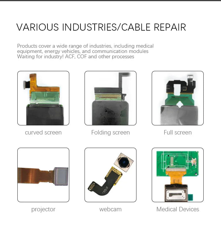 Phonefix TBK COF COP screen flex cable press repair bonding machine for screen refurbishing.