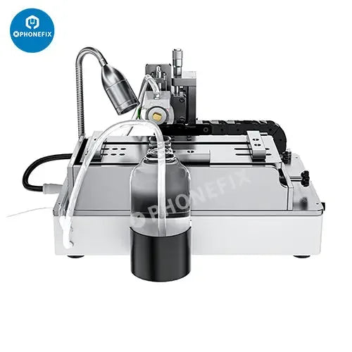 PHONEFIX TBK 918 2-in-1 phone screen cutting and grinding machine used for screen refurbishing and repair.