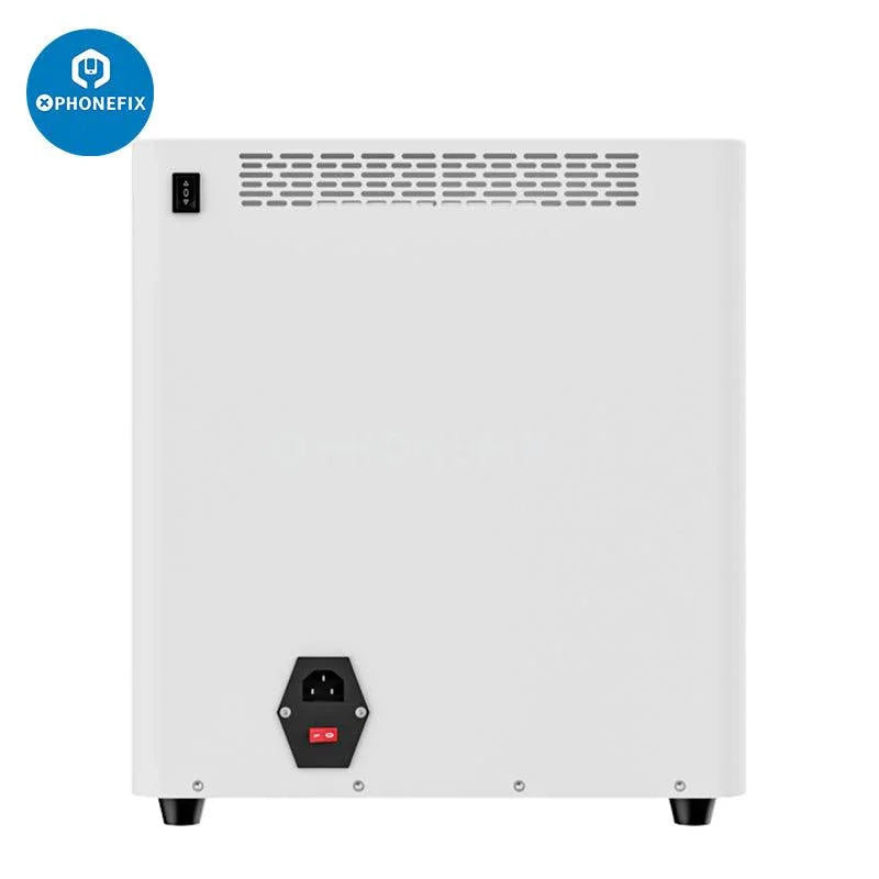 PHONEFIX TBK 958L Blue Light Laser Machine for phone back glass removal, used in screen refurbishing processes.