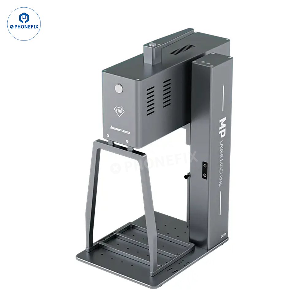 PHONEFIX TBK-958MP automatic focus laser screen remover machine for back glass removal, with a sleek digital control panel and laser components.