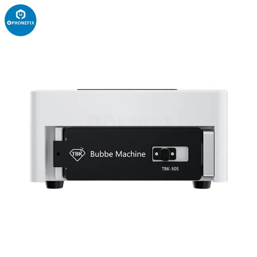 PhoneFix TBK 505 Mini built-in air pressure defoamer machine for LCD screen refurbishing, compact device for effective LCD cleaning.