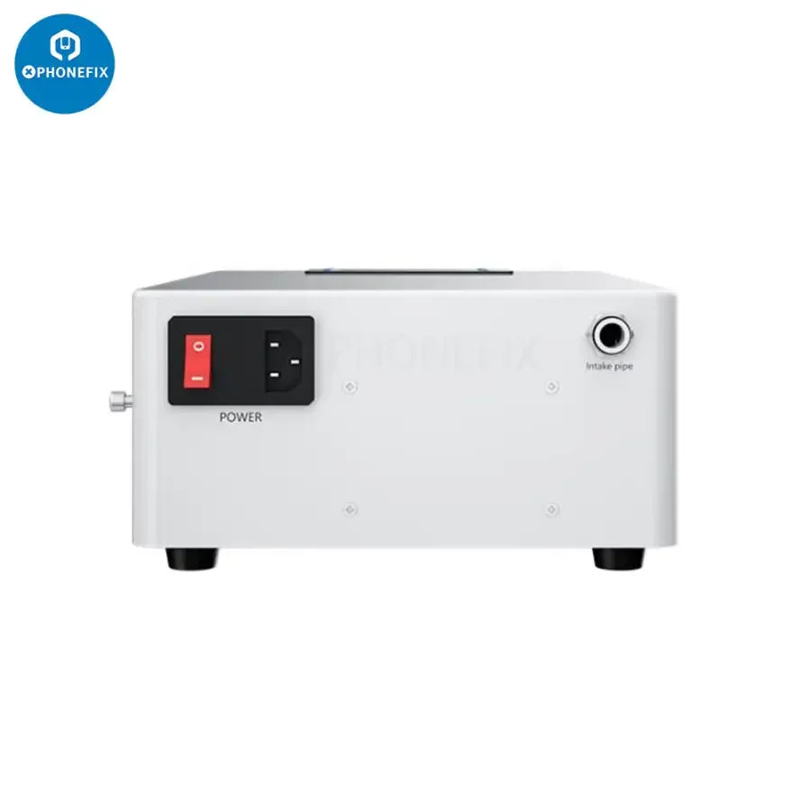 TBK 505 Mini built-in air pressure defoamer machine for LCD screen refurbishing by PHONEFIX, compact device with control panel.