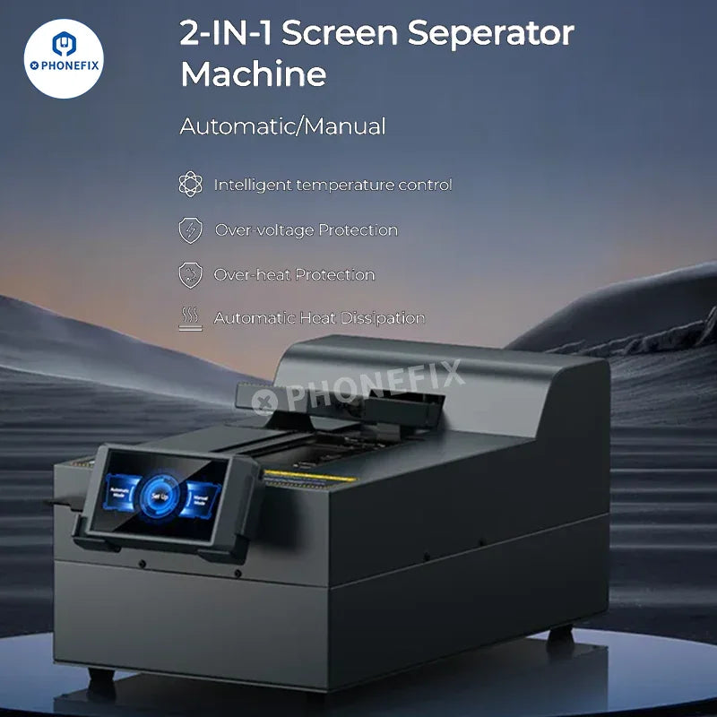 PHONEFIX XwitZeal CP1 auto phone screen separator removal machine used for screen refurbishing and repair.