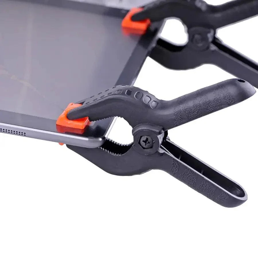 PHONEFIX 2/4 inch spring clamp for phone LCD screen repair, plastic clip used to fasten and secure screens during repairs.