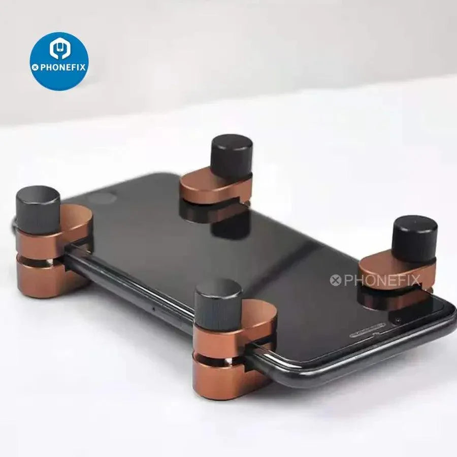 Metal fixture screen fastening clip clamp for phone repair, ideal for LCD screen fixing, from PHONEFIX repair tools.