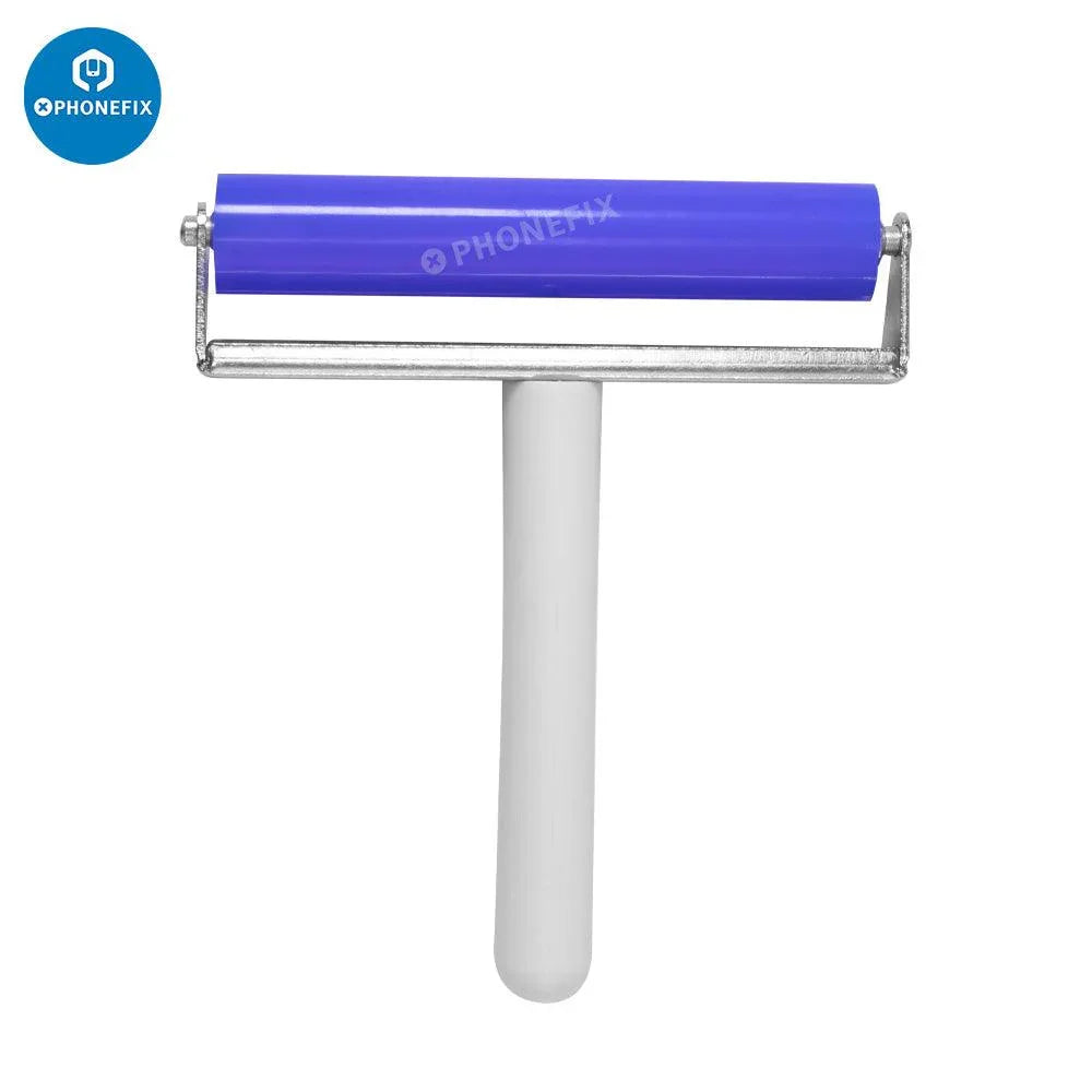 Silicone roller screen pasting roller wheel for LCD and OCA polarizing repair tools by PHONEFIX, used for screen assembly.