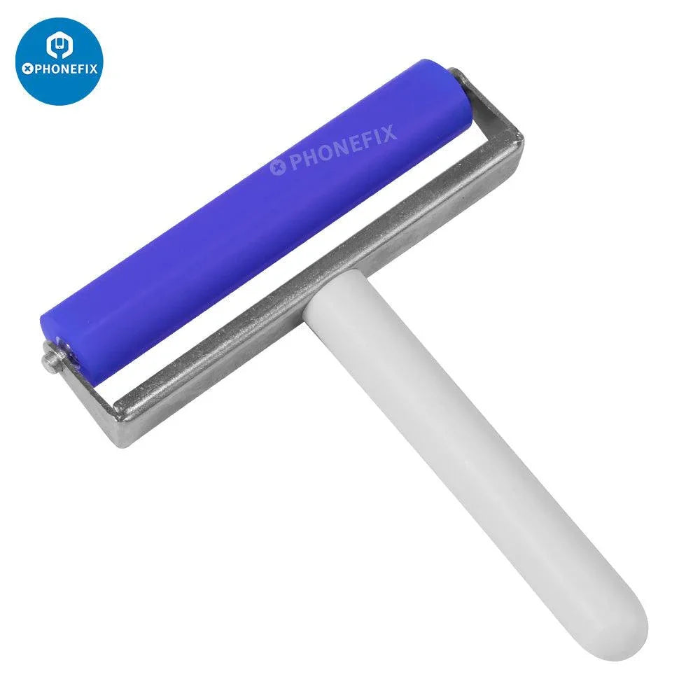 Silicone roller screen pasting wheel for LCD and OCA polarizing, PhoneFix brand repair tool for phone screen assembly.
