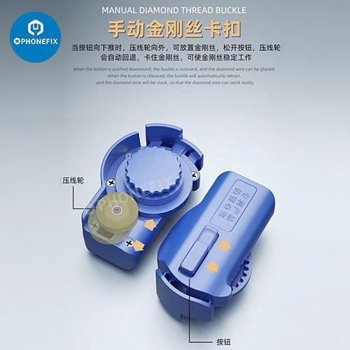 Alloy steel wire controller set for phone LCD screen separation, part of PHONEFIX screen repair tools.